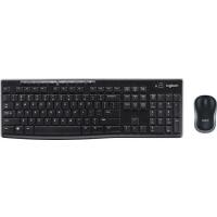 Keyboard & Mouse Logitech Wireless Combo Mk270 Black