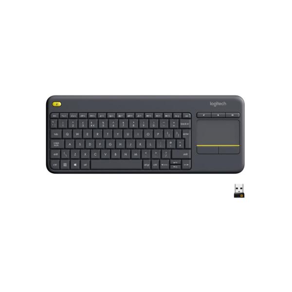 Keyboard Logitech K400 - Mini - Kabellos- Schwarz