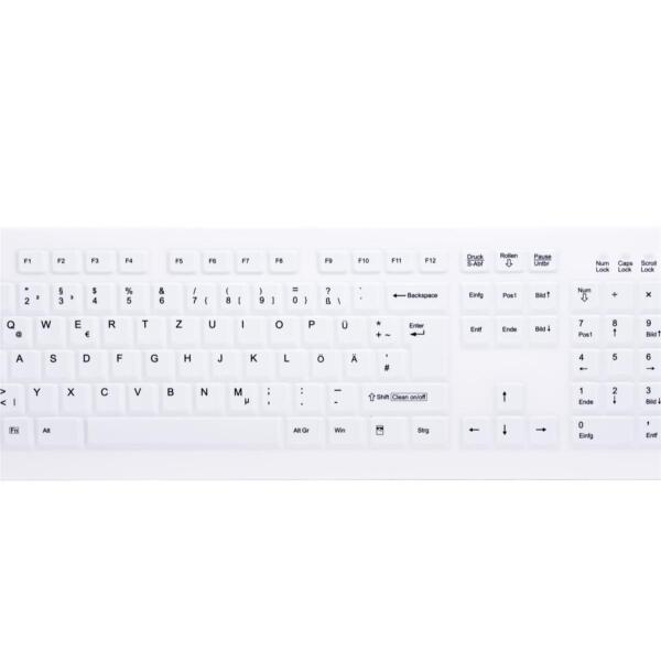 Keyboard Cherry Medical Active Key Wireless White