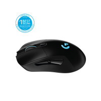 Mouse Logitech Gaming G703 Rechts Wireless Schwarz