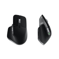 Mouse Logitech Mx Master 3S For Mac Rechts Bluetooth Schwarz - Silber