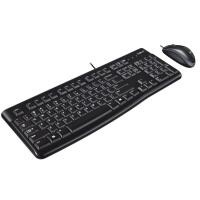 Keyboard & Mouse Logitech Wired Combo Mk120 Black