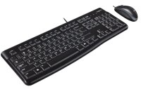 Keyboard & Mouse Logitech Wired Combo Mk120 Black