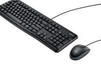Keyboard & Mouse Logitech Wired Combo Mk120 Black