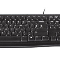 Keyboard & Mouse Logitech Wired Combo Mk120 Black