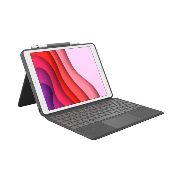 Keyboard & Touchpad Logitech Combotouch For Ipad Air And Ipad Pro Graphite (