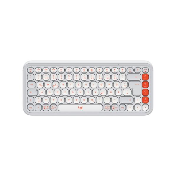 Keyboard Logitech Pop Icon Keys Wireless White