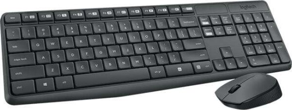 Keyboard & Mouse Logitech Wireless Combo Mk235 Black