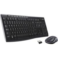 Keyboard & Mouse Logitech Wireless Combo Mk270 Black