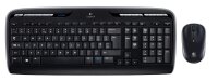Keyboard & Mouse Logitech Wireless Combo Mk330 Black