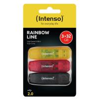 Usb Stick 32 Gb Kit 3X32gb  Intenso Rainbow Line