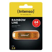 Usb Stick 64 Gb Intenso Rainbow Line