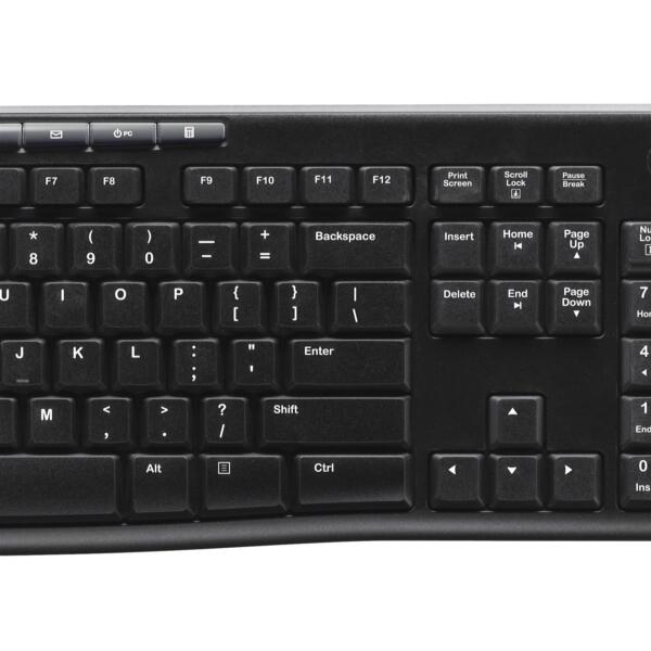 Keyboard & Mouse Logitech Wireless Combo Mk270 Black