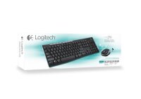 Keyboard & Mouse Logitech Wireless Combo Mk270 Black