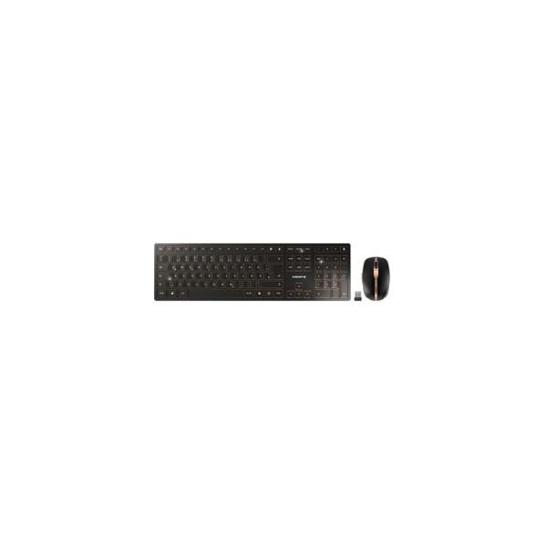 Keyboard & Mouse Cherry Slim Wireless Combo Dw9100 Black