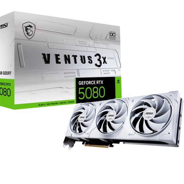 Msi Geforce® Rtx 5080 16Gb Ventus 3X Oc White