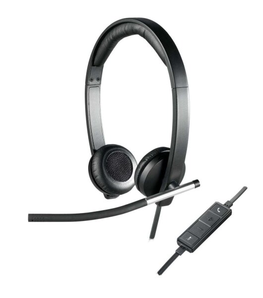 Headset Logitech H650e Wired Black