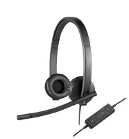 Headset Logitech H570e Wired Black