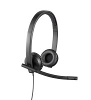 Headset Logitech H570e Wired Black