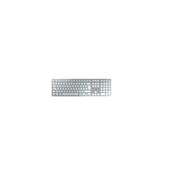 Keyboard Cherry Kw 9100 Slim For Mac Usb + Bluetooth Silver
