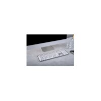 Keyboard Cherry Kw 9100 Slim For Mac Usb + Bluetooth Silver