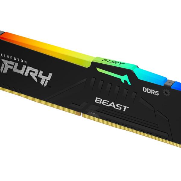 16Gb Pc 5600 Kingston Fury Beast Rgb Ex Kf556c36bbea-16