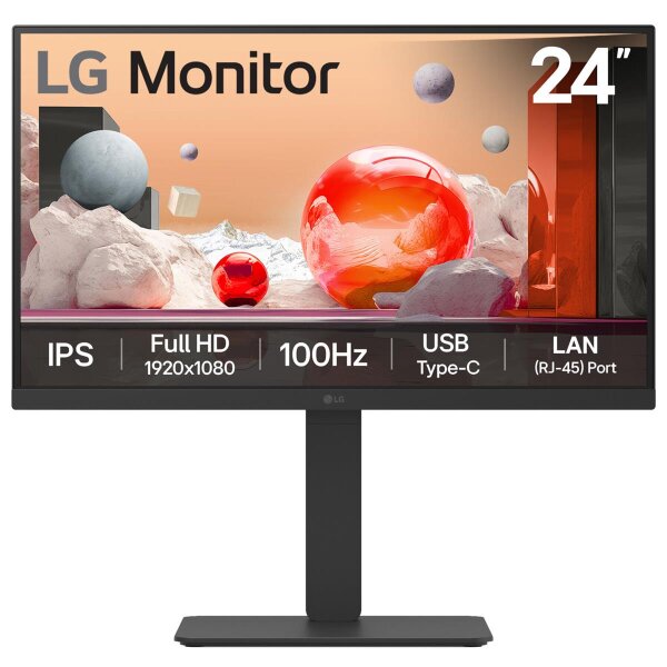 Lg 24Ba750-B 61Cm Hdmi,Displayport, Usb-C,Sp