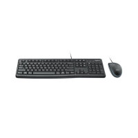 Keyboard & Mouse Logitech Wired Combo Mk120 Black
