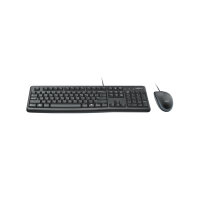 Keyboard & Mouse Logitech Wired Combo Mk120 Black