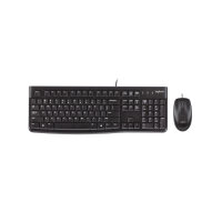 Keyboard & Mouse Logitech Wired Combo Mk120 Black