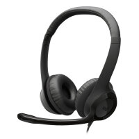 Headset Logitech H390 Wired Black