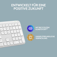 Keyboard Logitech Signature Wireless Slim K950 White