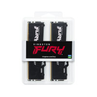 64Gb Kit 2X32gb Pc 6400 Kingston Fury Beast Rgb Ex Kf564c32bbeak2-64