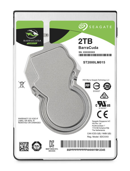 2,5 Seagate Barracuda St2000lm015 2Tb Sata 128Mb