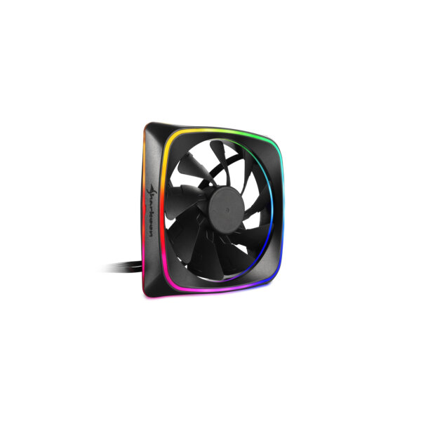 Sharkoon Rgb Shark Lights Fan 120Mm Schwarz, 4044951028924