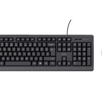 Keyboard & Mouse Trust Tkm-250 Wired Black