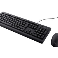 Keyboard & Mouse Trust Tkm-250 Wired Black