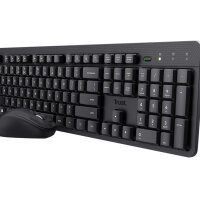 Keyboard & Mouse Trust Wired Combo Ody Ii Black