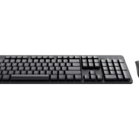 Keyboard & Mouse Trust Wired Combo Ody Ii Black
