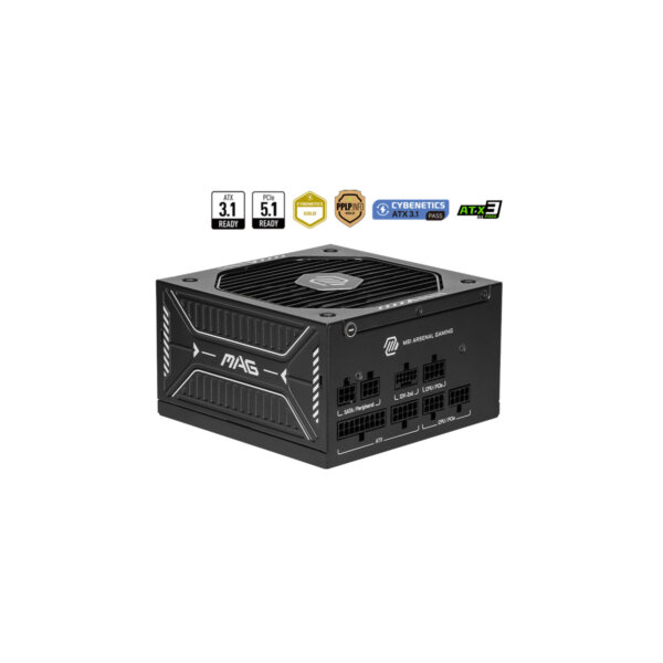 Msi Mag A750gls Pcie 5 306-7Zphx11-Hd8 750W