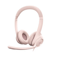 Headset Logitech H390 Wired Rosé
