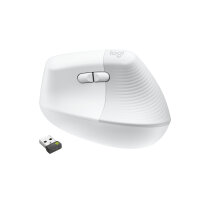 Mouse Logitech Lift For Business Wireless Ergonomisch White Right