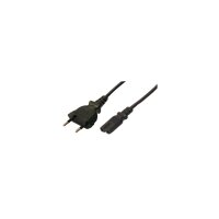 Kabel Logilink Netzkabel Cee7/16 - Iec C7 Schwarz 1,8M Cp092
