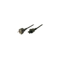 Kabel Logilink Netzkabel Cee7/7 - Iec C5 Schwarz 1,8M Cp093