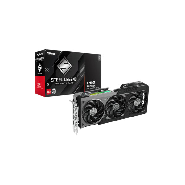 Asrock Radeon Rx 9070 Gre 12Gb Steel Legend Dark Oc