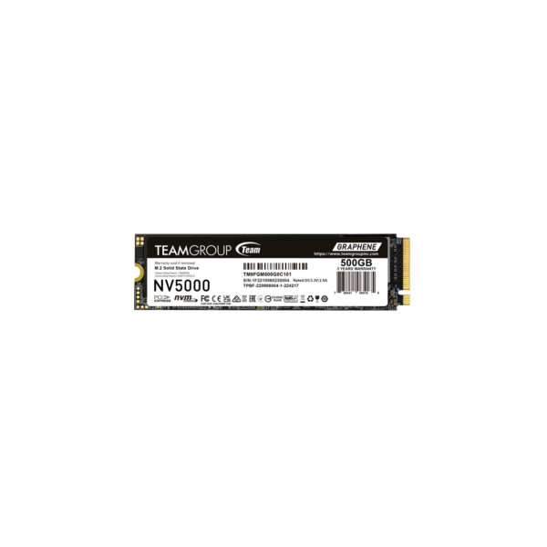 Teamgroup 500Gb Nv5000 Tm8fgm500g0c101 Pcie M.2  Pcie 4.0 X4