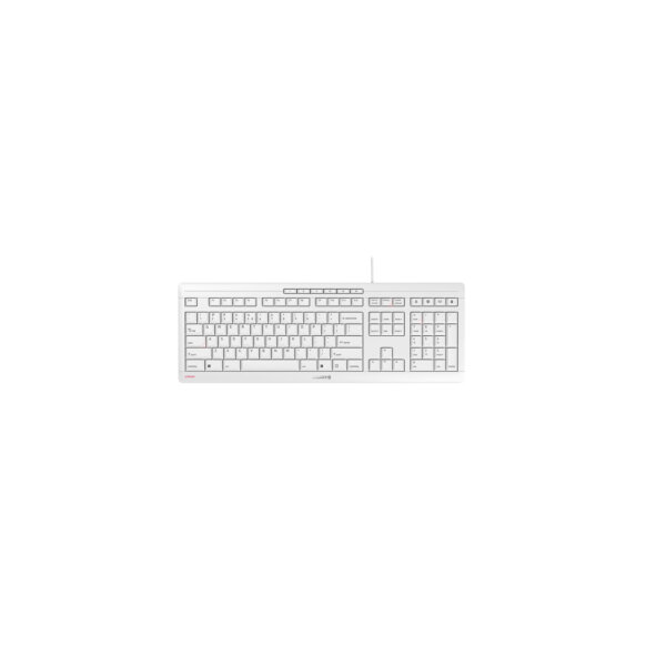 Keyboard Cherry Stream Weiß-Grau Us