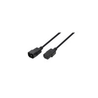 Kabel Logilink Netzkabelverlängerung Iec C14 - Iec...