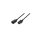 Kabel Logilink Netzkabelverlängerung Iec C14 - Iec C13 Schwarz 1,8M
