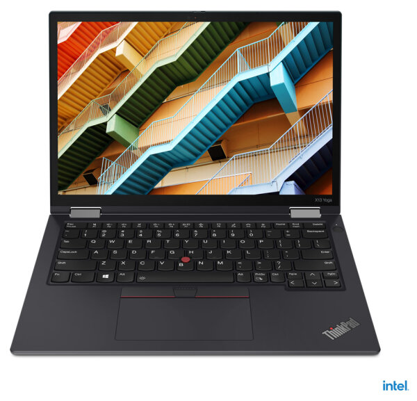 Lenovo ThinkPad X13 Yoga Gen 2 | Intel 1135G7 Core i5 4x2.40 GHz | 1920x1200 |  Iris Xe SM | 16 GB LPDDR4 | 512  SSD | WLAN LTE Bluetooth Webcam TOUCH Pen Backlight-Tastatur | W11PRO ESET